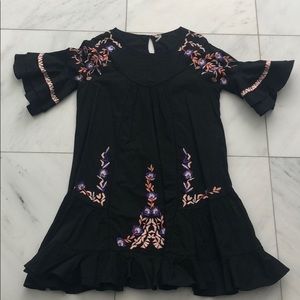 Embroidered Free People Dress